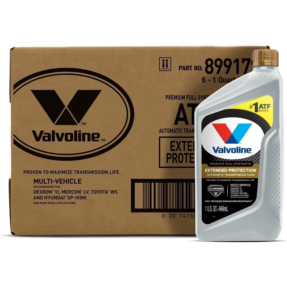 image:imageValvoline Extended Protection ATF Full Synthetic Automatic Transmission Fluid 1 Gallon1 QT  Case of 6