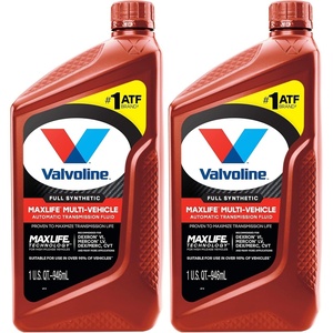 Valvoline MaxLife Multi-Vehicle ATF Full Synthetic Automatic Transmission Fluid 1 Gallon(1 QT (Pack of 2))