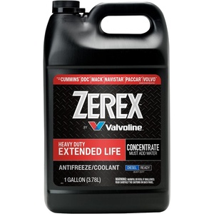 Zerex Fully Formulated Pink Heavy Duty 50/50 Ready-to-Use Antifreeze Coolant 1 Gallon(Concentrate)