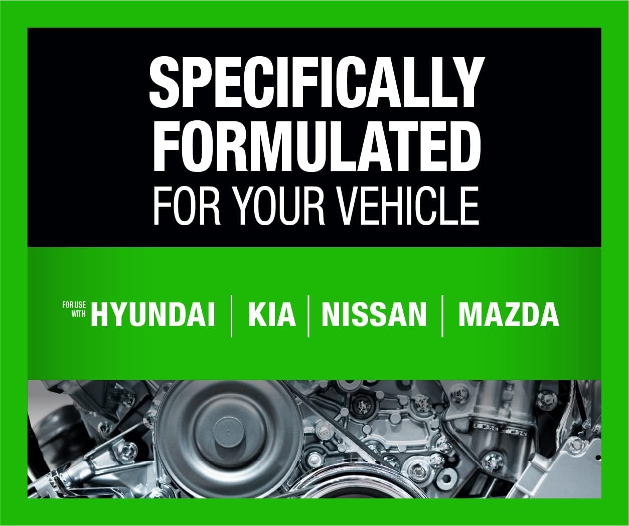 image:imageZerex Asian Vehicle Green 5050 ReadytoUse Antifreeze Coolant 1 Gallon1 Gallon